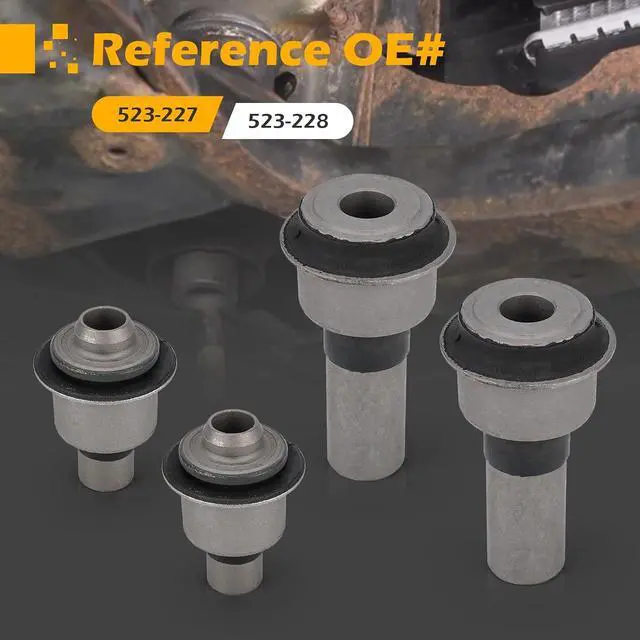 Alt view image 7 of 7 - Engine Cradle Front Subframe Crossmember Bushing - Front Rearward Suspension Subframe Bushing Compatible with 2007-2012 Nissan Sentra Replace 523-227 523-228 (Set of 4)