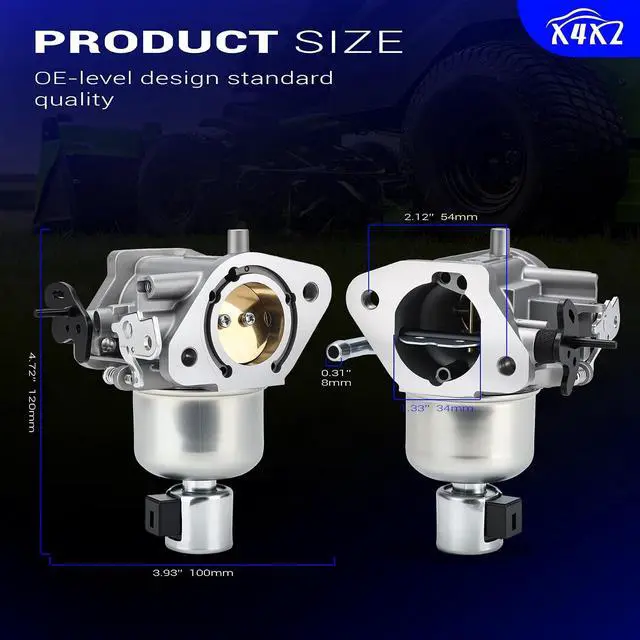 Alt view image 4 of 7 - 1685321-S Carburetor with Air filter oil filter Fuel pump Kit For Kohler KT725, KT730, KT735, KT740, KT745 7000 Series 22HP 23HP 24HP 25HP 26HP Engines Replace# 16 853 19S, 32 853 63S, 32 853 67-S