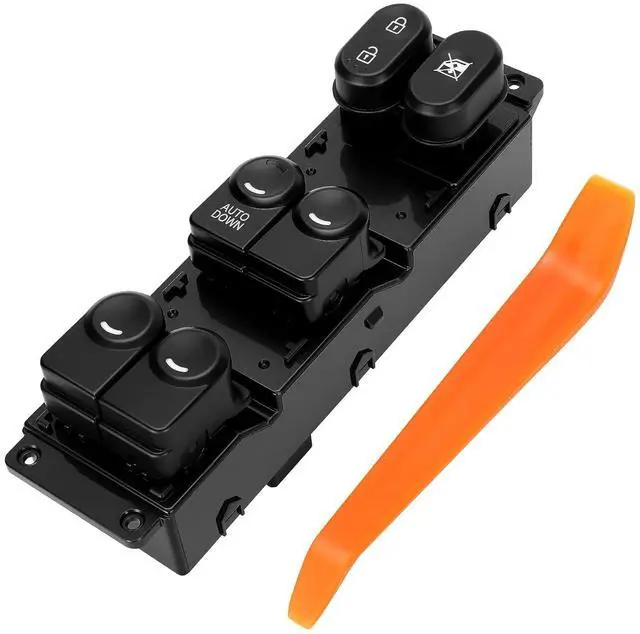 Main image of 93570-1R111 Front Left Driver Side Power Window Door Lock Switch Single Auto Down for 2011-2017 Hyundai Accent Replaces# 93570AP1R101, 935701R110