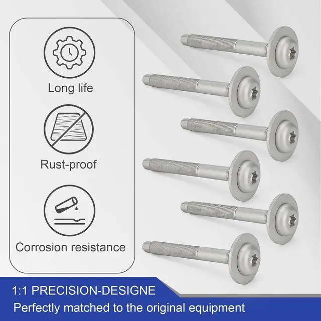 Alt view image 6 of 7 - 926-491 Truck Bed Mounting Hardware Truck Bed Bolts Compatible with 2005-2023 Tacoma, 2000-2021 Toyota Tundra 6PCS (Replace# 64189-04010, 64189-04020, 64189-0C010, 64189-0C011)