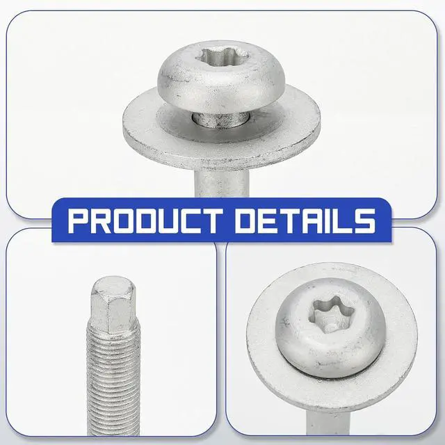 Alt view image 7 of 7 - 926-491 Truck Bed Mounting Hardware Truck Bed Bolts Compatible with 2005-2023 Tacoma, 2000-2021 Toyota Tundra 6PCS (Replace# 64189-04010, 64189-04020, 64189-0C010, 64189-0C011)