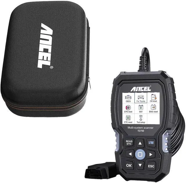 Main image of TD700 Fits for Toyota OBD2 Scanner, Engine Car Diagnostic Scan Tool+Protective Case Storage Bag
