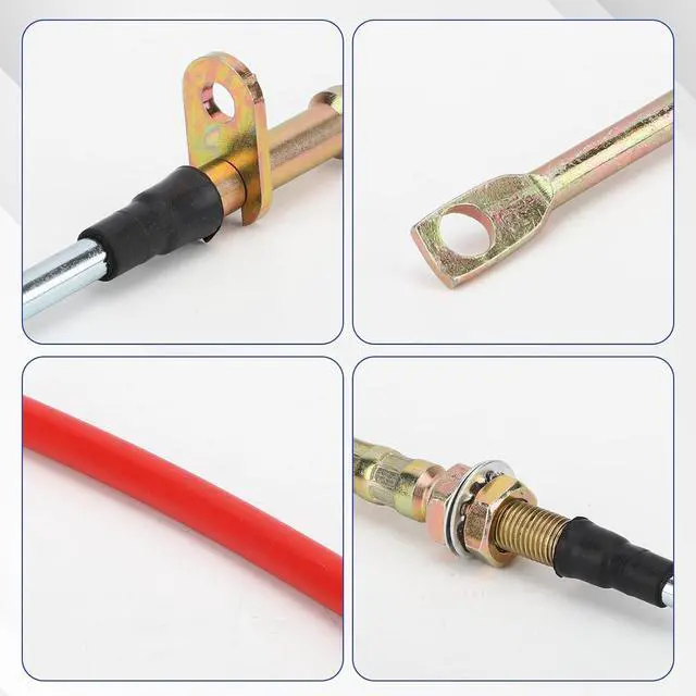 Alt view image 7 of 7 - 80833 5Ft Automatic Transmission Shifter Cable Eyelet End for B&M Transmission Shift Lever Replace# BMM-80833, 80605 80833 AF72-1002