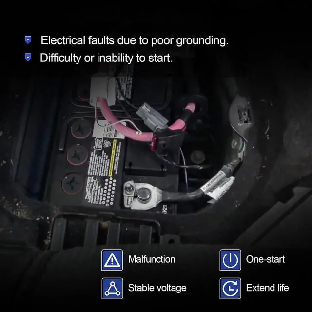 Alt view image 3 of 7 - 25936860 Negative Battery Cable for Buick GMC Saturn Acadia Limited Chevrolet Traverse Replace# 25936860