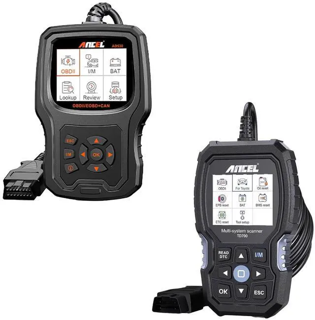 Main image of AD530 OBD2 Scanner Diagnostic Tool+TD700 Fits for Toyota OBD2 Scanner, Engine Car Diagnostic Scan Tool