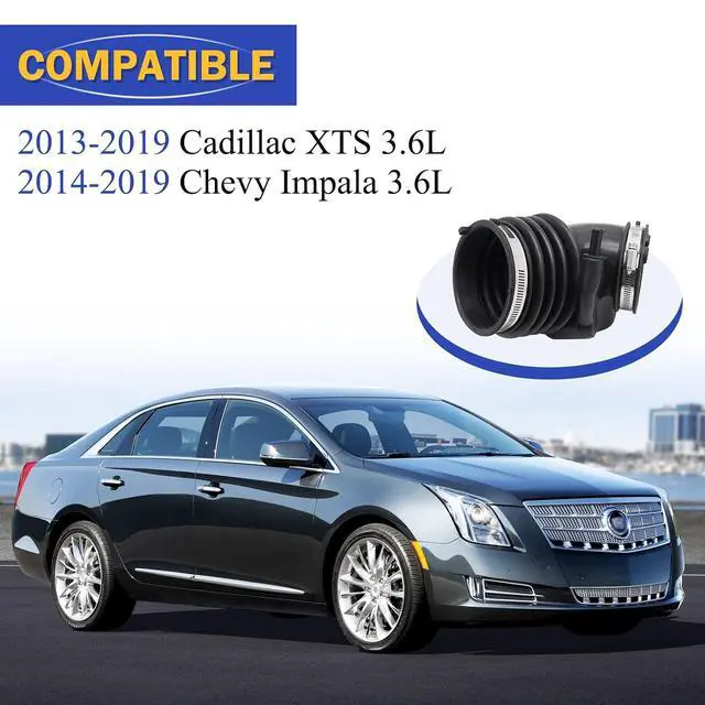 Alt view image 2 of 6 - 22935937 Air Cleaner Intake Hose Tube Intake Boot for 2013-2019 Cadillac XTS 2014-2019 Chevy Impala 3.6L Replace 22887315 20885923