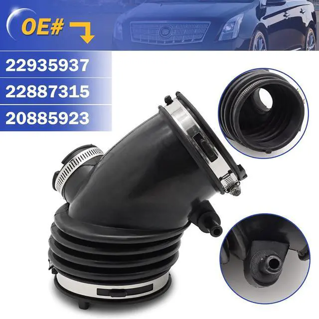 Alt view image 6 of 6 - 22935937 Air Cleaner Intake Hose Tube Intake Boot for 2013-2019 Cadillac XTS 2014-2019 Chevy Impala 3.6L Replace 22887315 20885923