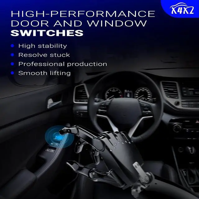 Alt view image 7 of 7 - 93571-2S000 Front Left Driver Side Power Window Door Lock Switch with Auto Up & Down for 2010-2015 Hyundai Tucson 2.0L 2.4L with Auto Up&Down Windows Replaces# 935712S000