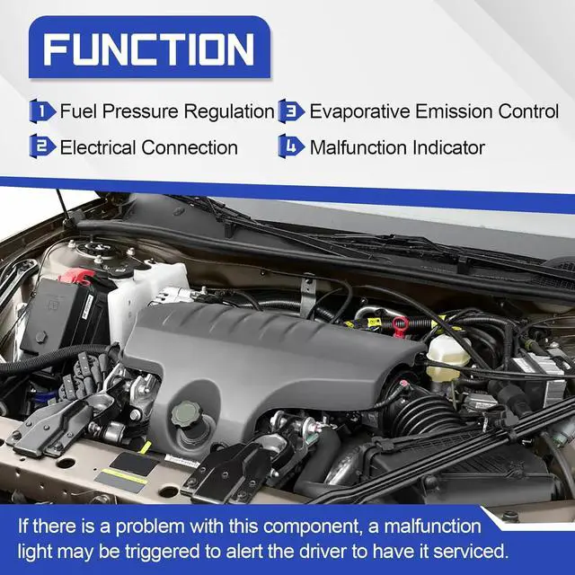 Alt view image 4 of 7 - 24506671 Fuel Pressure Regulator Vacuum and Vapor Canister Purge Harness for Buick Century,Regal/Chevy Impala,Lumina,Monte Carlo/Pontiac Grand Prix 3.8L