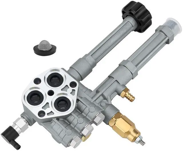 Main image of AR42518 Pressure Washer Pump Head for Troy Bilt RMW SRMW Pumps RMW2G20 RMW2G23B RMW2G24 RMW2G25 RMW2.2G20D RMW2.2G24 SRMW2.2G26 Complete Pump Head Assy Replaces# AR42940 AR42518 AR43061 AR Pump
