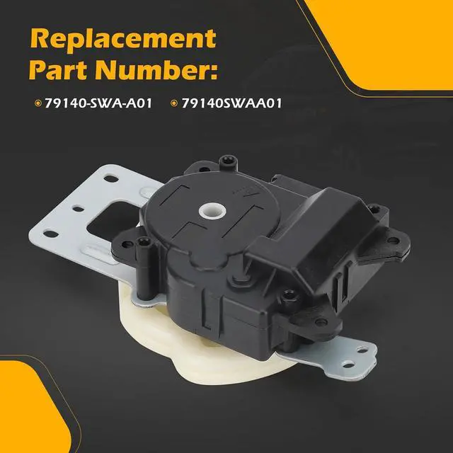 Alt view image 6 of 7 - 79140-SWA-A01 HVAC Heater A/C Blend Door Actuator Mode Motor Assembly for Honda CRV 2007 2008 2009 2010 2011 Replaces# 79140SWAA01
