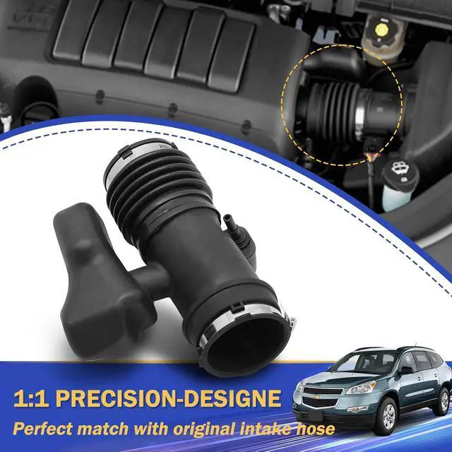 Alt view image 4 of 7 - Air Cleaner Intake Hose Tube for 2009 2010 2011 Buick Enclave Chevy Traverse GMC Acadia Saturn Outlook 25783713