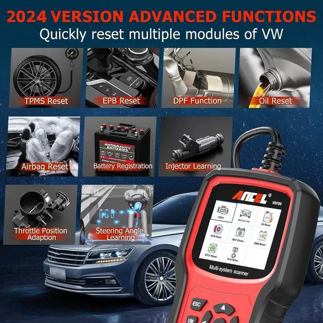 Alt view image 2 of 7 - PB100 Car Circuit Tester VD700 OBD2 Diagnostic Code Reader Scan Tool
