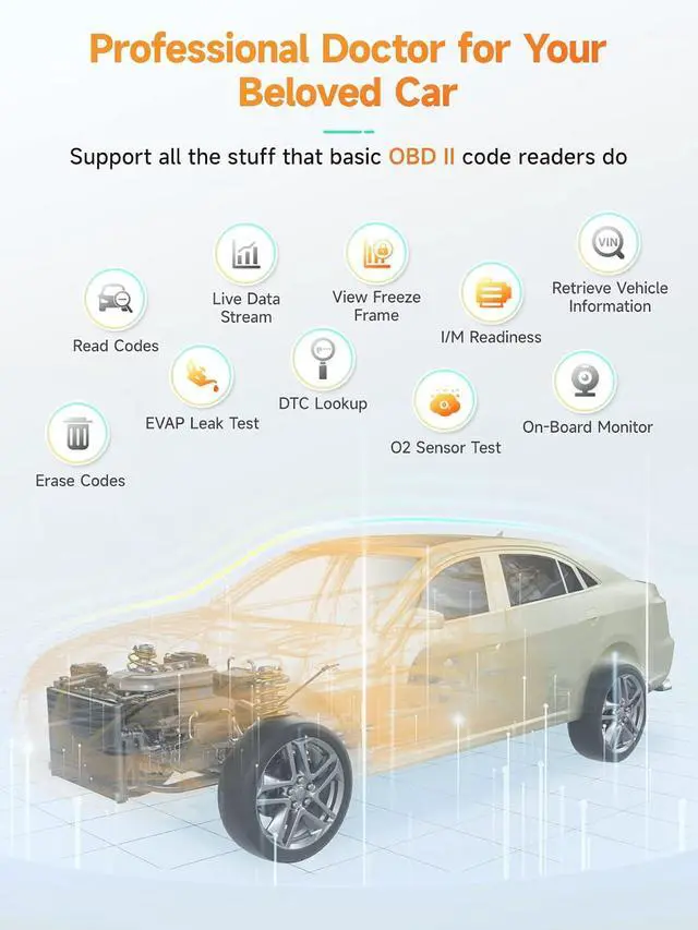 Alt view image 4 of 7 - AD410 Code Reader and BST200 Car Battery Load Tester