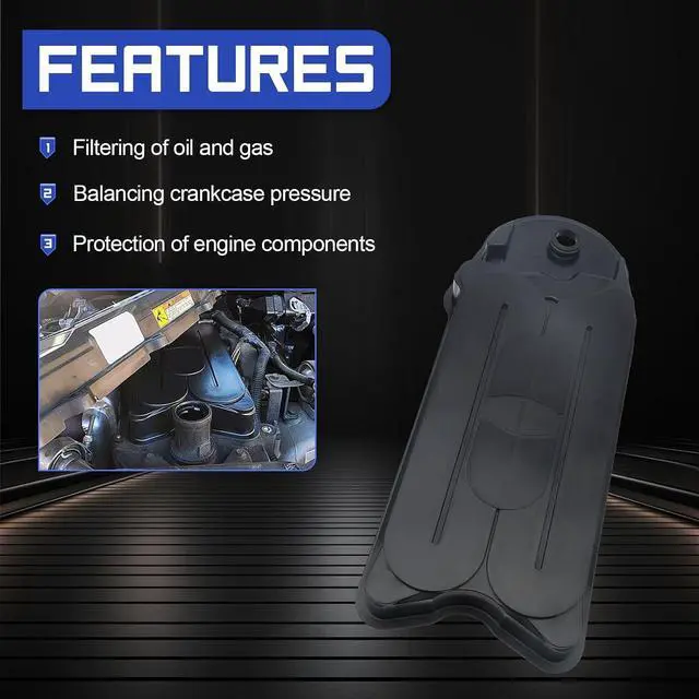 Alt view image 4 of 7 - CV52001 6.7L Cummins Crankcase Breather Filter, Crankcase Ventilation Filter for 08-21 Dodge Ram 2500 3500 4500 5500 & All Cummins 6.7L ISB Engine Replaces# 4936636, 904-418, 68002433AA, 68002433AB