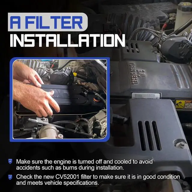 Alt view image 7 of 7 - CV52001 6.7L Cummins Crankcase Breather Filter, Crankcase Ventilation Filter for 08-21 Dodge Ram 2500 3500 4500 5500 & All Cummins 6.7L ISB Engine Replaces# 4936636, 904-418, 68002433AA, 68002433AB