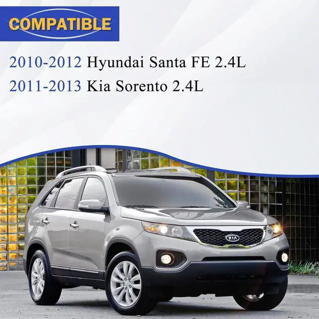 Alt view image 2 of 6 - Air Cleaner Intake Hose Tube for 2010-2012 Hyundai Santa Fe 2.4L 2011-2013 Kia Sorento 2.4L 28140-2P200