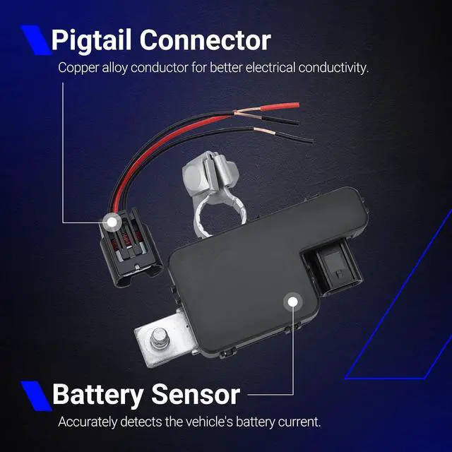 Alt view image 5 of 7 - 38920-T2A-A04 Car Battery Sensor Battery Terminal with Pigtail Connector for 2013-2017 Honda Accord / 2014-2020 RLX Replaces# 38920T2AA04, 38920-T2A-A02, 38920-T2A-A03, 38920-TY2-A01