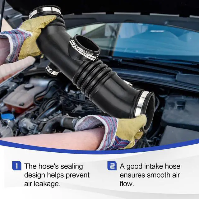 Alt view image 5 of 7 - Automotive Air Intake Hose For Toyota 4Runner 1996-1998, 17881-62091, 696-129, Replacement Part, Intake Hose