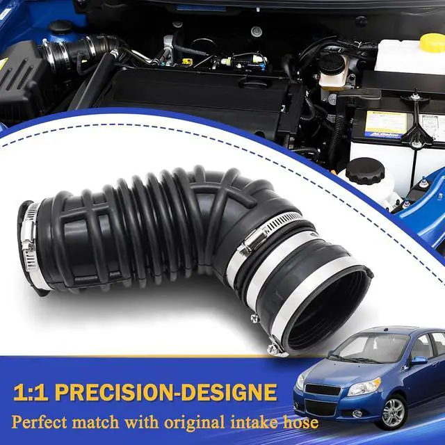 Alt view image 4 of 6 - Air Cleaner Intake Hose Tube Intake Boot for 2009-2011 Chevy Aveo 1.6L Aveo5 1.6L 96808176