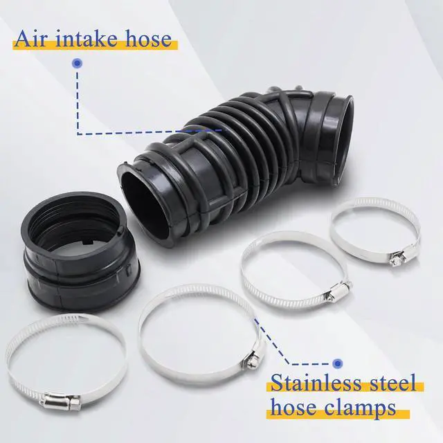Alt view image 3 of 6 - Air Cleaner Intake Hose Tube Intake Boot for 2009-2011 Chevy Aveo 1.6L Aveo5 1.6L 96808176
