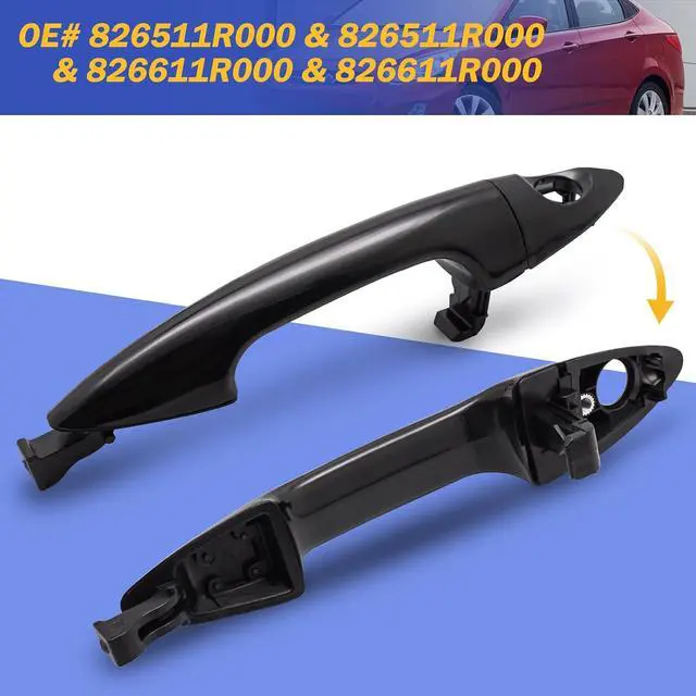 Alt view image 6 of 6 - 826511R000 826611R000 Front Rear Left Right Exterior Door Handle for Hyundai Accent 2012-2017