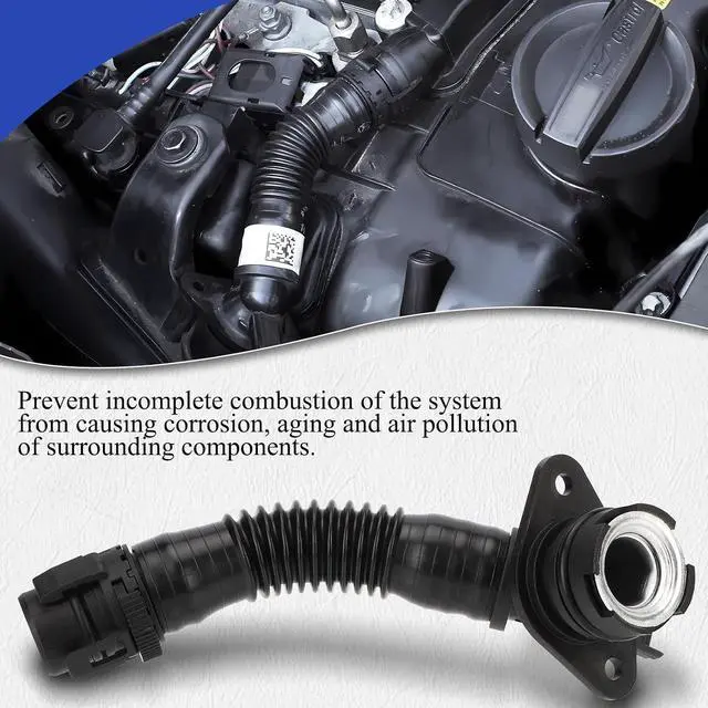 Alt view image 4 of 7 - 11127584128 Crankcase Vent Hose PCV from Valve Cover for BMW 135I 135IS 335I 535I 640I X1 X3 X4 X5 X6 N55 E82 E88 F10 F12 F13