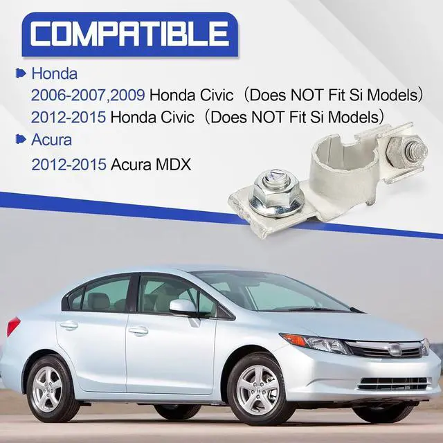 Alt view image 2 of 7 - 32418-RNA-A01 Battery Terminal Positive for 2012-2015 Honda Civic (NOT Fit Si Models), 2012-2015 Acura MDX Replaces# 32418RNAA01