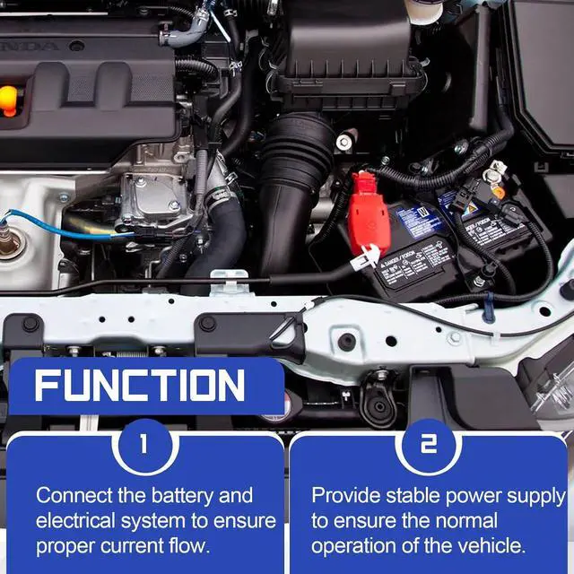 Alt view image 3 of 7 - 32418-RNA-A01 Battery Terminal Positive for 2012-2015 Honda Civic (NOT Fit Si Models), 2012-2015 Acura MDX Replaces# 32418RNAA01