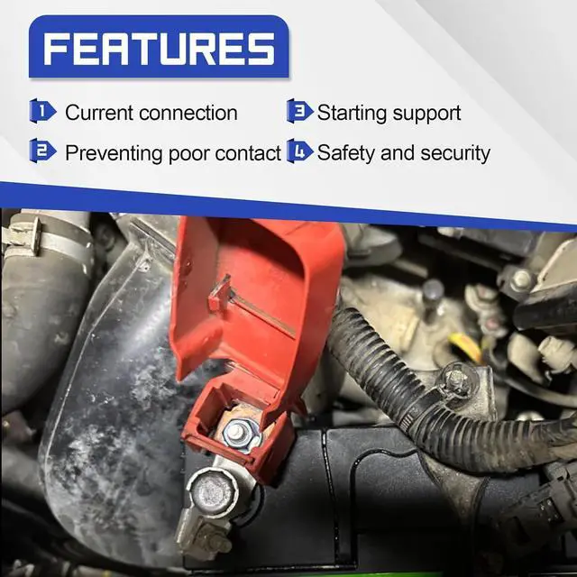Alt view image 4 of 7 - 32418-RNA-A01 Battery Terminal Positive for 2012-2015 Honda Civic (NOT Fit Si Models), 2012-2015 Acura MDX Replaces# 32418RNAA01