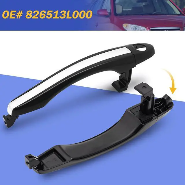 Alt view image 6 of 6 - 4PCS Exterior Outside Door Handles Front & Rear Left&Right Driver&Passenger Side for 2006-2011 Hyundai Azera 826513L000