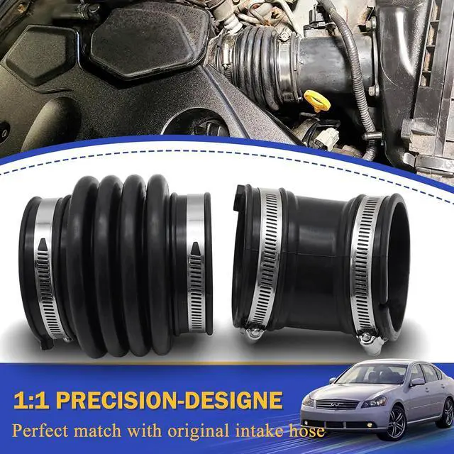 Alt view image 4 of 6 - Air Cleaner Intake Hose Tube Intake Boot for 2006-2008 Infiniti M35 3.5L, 2003-2006 Infiniti G35 3.5L Replaces# 16576-EG00A 16576-AL50A