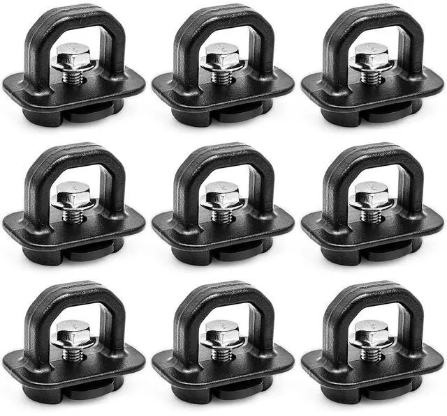 Main image of DZ97903 Truck Bed Side Wall Tie Down Anchors, Bed Cargo Hooks for 2007-2024 Chevy Silverado 1500 2500 3500 Chevy Colorado IGMC Sierra 1500 2500 3500 I GMC Canyon 9PCS