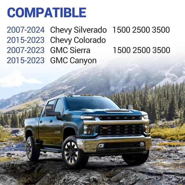 Alt view image 2 of 7 - DZ97903 Truck Bed Side Wall Tie Down Anchors, Bed Cargo Hooks for 2007-2024 Chevy Silverado 1500 2500 3500 Chevy Colorado IGMC Sierra 1500 2500 3500 I GMC Canyon 9PCS