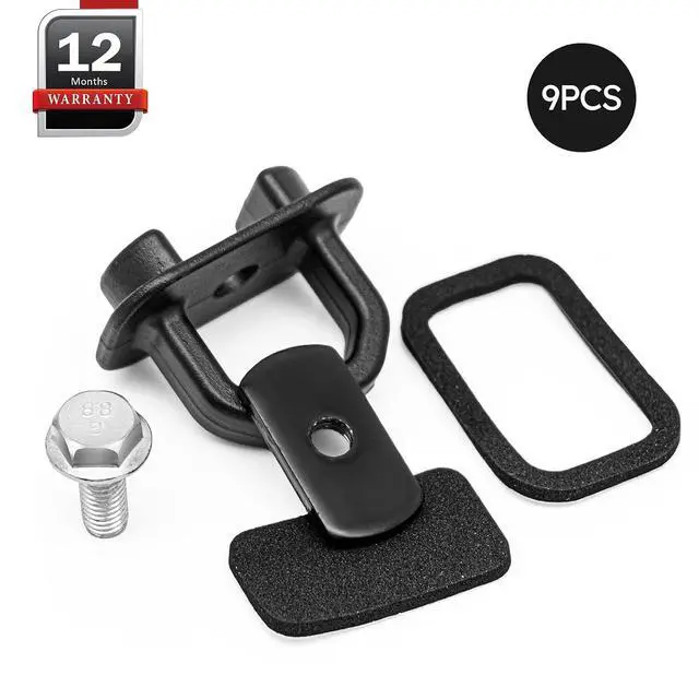 Alt view image 7 of 7 - DZ97903 Truck Bed Side Wall Tie Down Anchors, Bed Cargo Hooks for 2007-2024 Chevy Silverado 1500 2500 3500 Chevy Colorado IGMC Sierra 1500 2500 3500 I GMC Canyon 9PCS