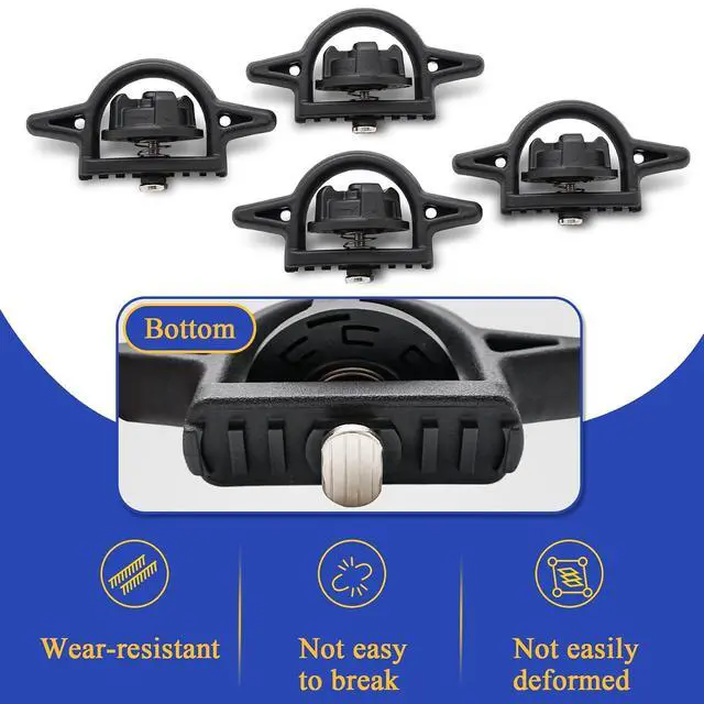 Alt view image 5 of 6 - 4 PCS Tie Down Bed Cleat for 2005-2024 Toyota Tacoma 2007-2024 Toyota Tundra PT278-35160