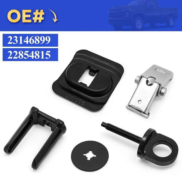 Alt view image 6 of 6 - Truck Bed Tie Down Anchors for 2014-2024 Chevy Silverado 1500 2500HD 3500HD / 2015-2023 Chevy Colorado/ 2014-2024 GMC Sierra 1500 2500HD 3500HD / 2015-2024 GMC Canyon, 23146899 22854815 (Pack of 4)
