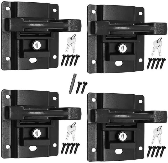 Main image of Tie Down Anchors Cleats Bed with Tie Down Plates Brackets for 2015-2023 Ford F150 F250 F350 OE# FL3Z-99000A64-B & FL3Z-9928408-AB