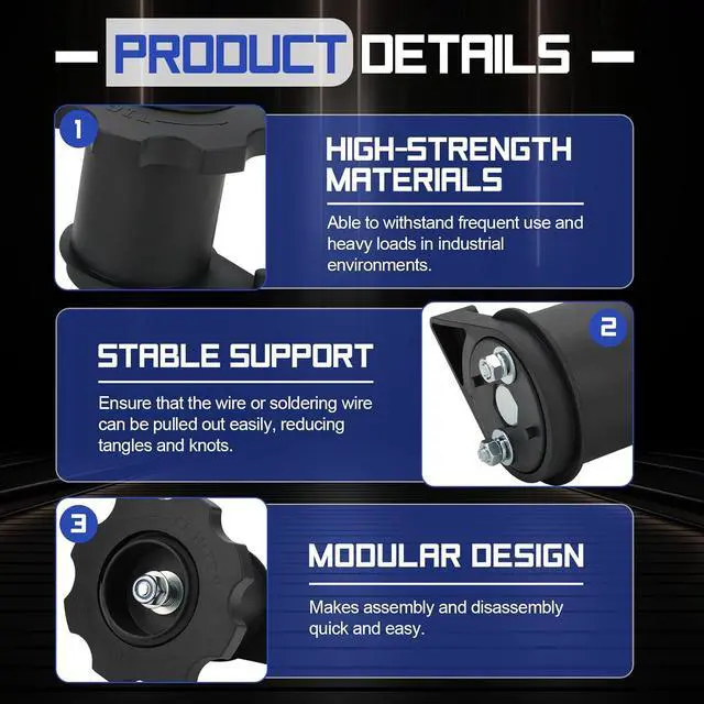 Alt view image 4 of 7 - Spool Holder Handler Hub Kit For for Miller Millermatic 211 140 135 180 For Hobart 500559 Handler MIG Welder