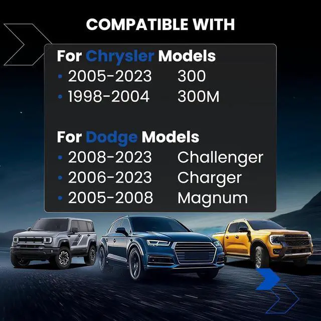 Alt view image 2 of 7 - 5x115mm Wheel Spacers 20mm Compatible with Chrysler 300 300M, 71.5 mm Center Bore & 5 Lug Forged Wheel Adapters M14x1.5 Compatible with Dodge Challenger Charger Magnum, 2PCS