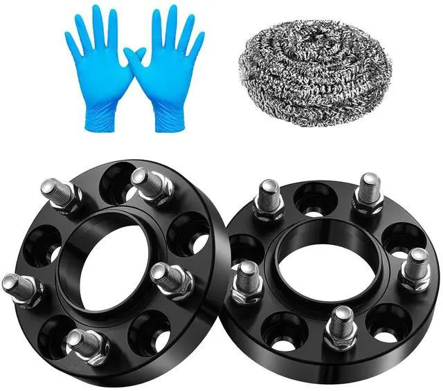 Main image of 5x115mm Wheel Spacers 1inch Compatible with Chrysler 300 2005-2023, 71.5 mm Center Bore & 5 Lug Forged Wheel Adapters M14x1.5 Compatible with Dodge Challenger Charger Magnum, 2PCS