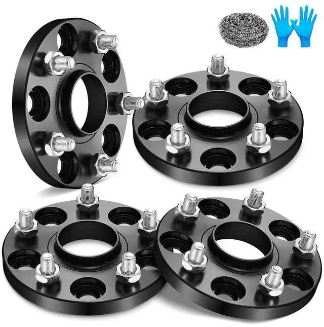 Main image of 5x114.3mm Wheel Spacers 15mm Compatible with Subaru Ascent Forester Impreza Legacy, 56.1 mm Center Bore & 5 Lug Forged M12x1.25 Wheel Adapters Compatible with Subaru Outback WRX STI, 4PCS