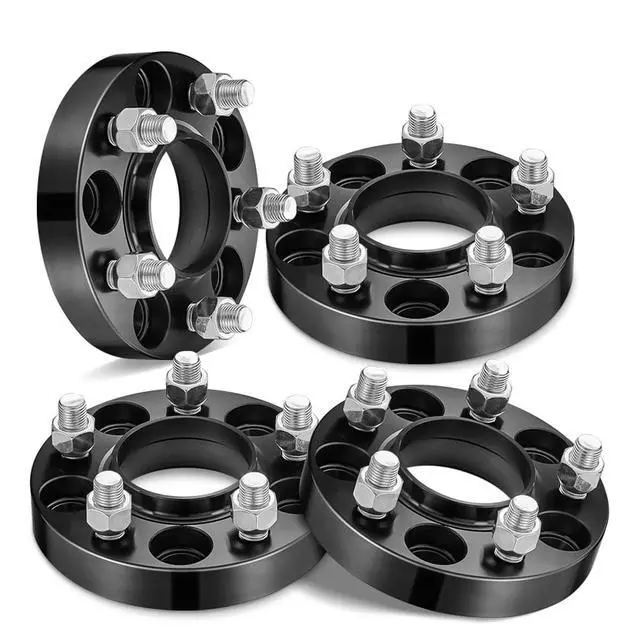 Main image of 1" 5x4.5 Wheel Spacers Compatible with Ford Mustang 15-21, Explorer 20-22; Compatible with Lincoln Aviator 20-21. 70.5mm Center bore, M14x1.5 Studs. 4PCS