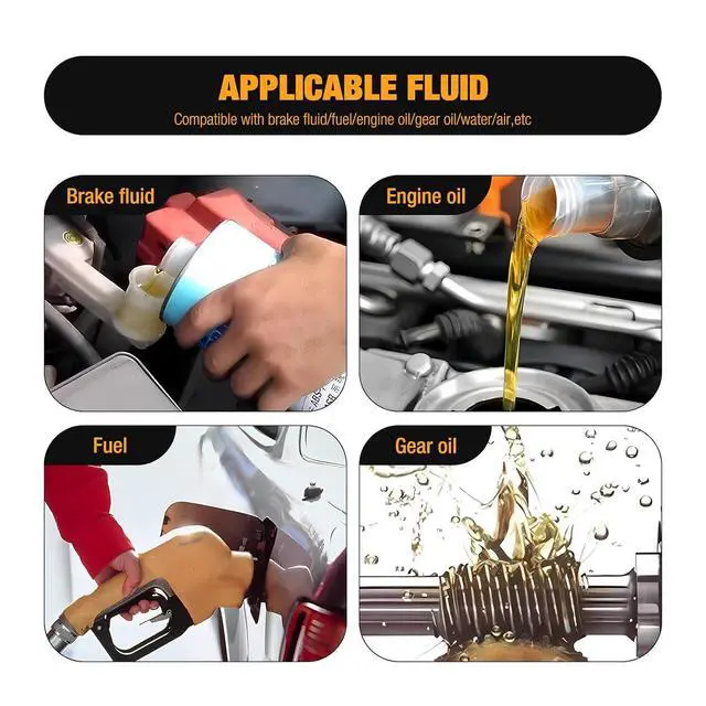 Alt view image 7 of 7 - 6AN Male to 3/8" Hardline Tube Fuel Line Fitting, 3/8 inch OD tube to 6AN male Straight Hard Tube Adapter Aluminum 1PC