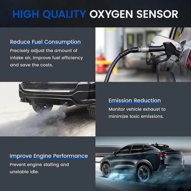 Alt view image 6 of 6 - 234-4274 Upstream Downstream Oxygen Sensor Replacement for Dodge Ram 1500/2500/3500 Dakota Charger Durango, O2 Sensor for Chrysler 300 OE 56028994AA 56029049AA (4PCS)