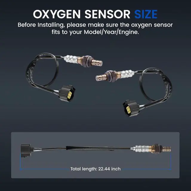 Alt view image 3 of 6 - 234-4274 Upstream Downstream Oxygen Sensor Replacement for Dodge Ram 1500/2500/3500 Dakota Charger Durango, O2 Sensor for Chrysler 300 OE 56028994AA 56029049AA (4PCS)