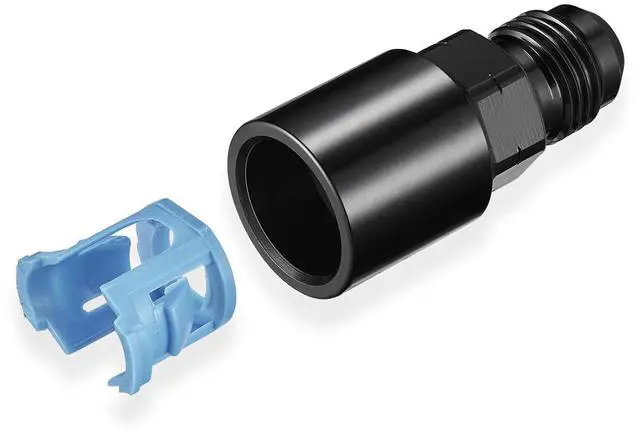 Main image of 6AN Male to 3/8" SAE Quick-Disconnect Female Push-On EFI Fitting Aluminum Connector Oil Fuel Adapter