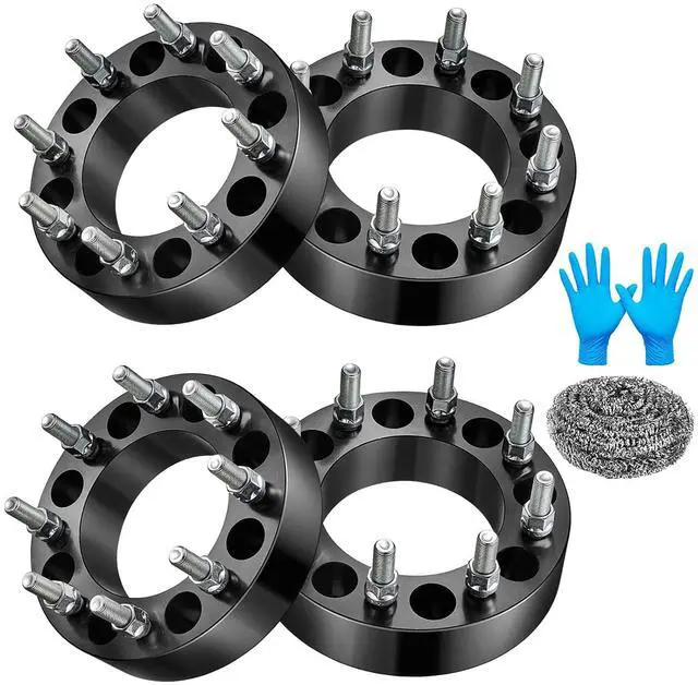 Main image of 8x6.7 Wheel Spacers 2inch Compatible with Ford 2003-2018 F-250 / F-350 Super Duty, 2003-2005 Excursion,125mm Center Bore & 8 Lug M14x1.5 Studs & 170mm Forged Wheel Spacer,4PCS