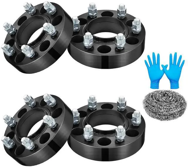 Main image of 6x135mm(6x5.3) Wheel Spacers 2inch Compatible with Ford F150 04-14, Expedition 03-14, 87.1mm Center Bore & Wheel Adapters M14x2 Compatible with Lincoln Navigator 03-14, Mark LT 06-14, 4PCS