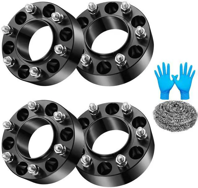 Main image of 6x139.7 Wheel Spacers 2 inch Compatible with Ford Bronco 2021-2023, 93.1 mm Center Bore & 6 Lug Forged 6x5.5 Wheel Adapters M12x1.5 Compatible with Ford Ranger 2011-2023, 4PCS
